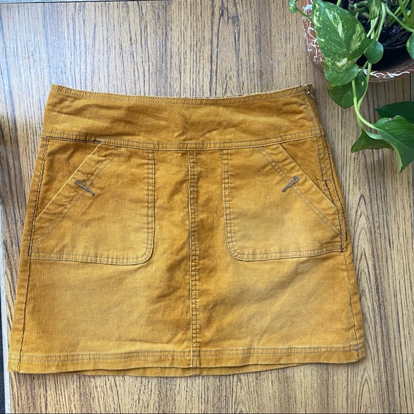 Prana Yellow Canyon Miniskirt - Picture 2 of 5